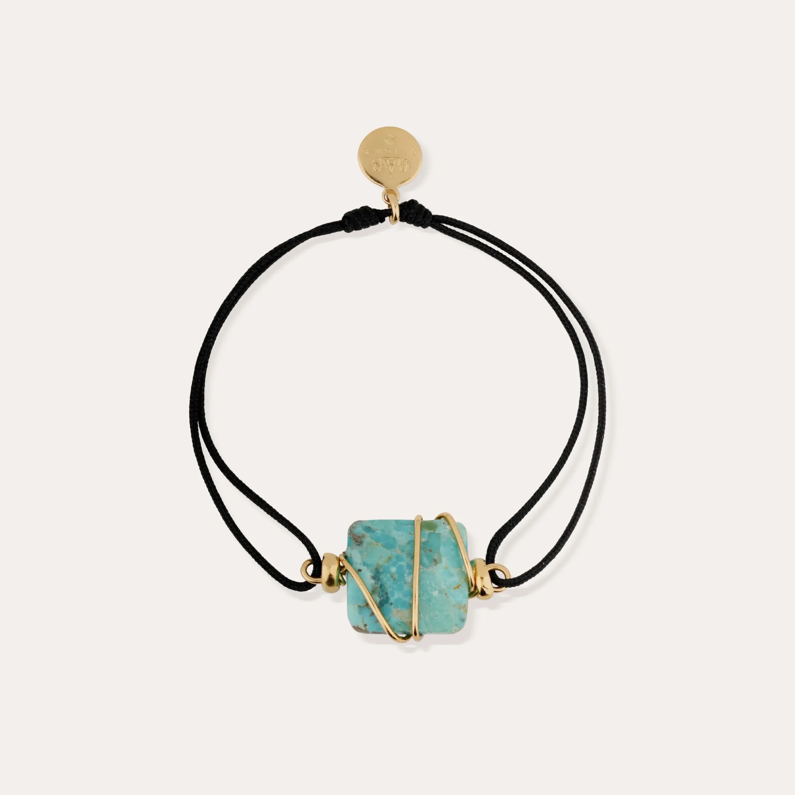 Bracelet Square mini lien - Turquoise