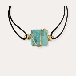 Bracelet Square mini lien - Turquoise