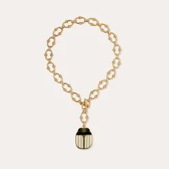 Charm pendentif Mirage Scarabée émail grand modèle