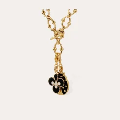 Charm pendentif Mirage Trefle émail petit modèle