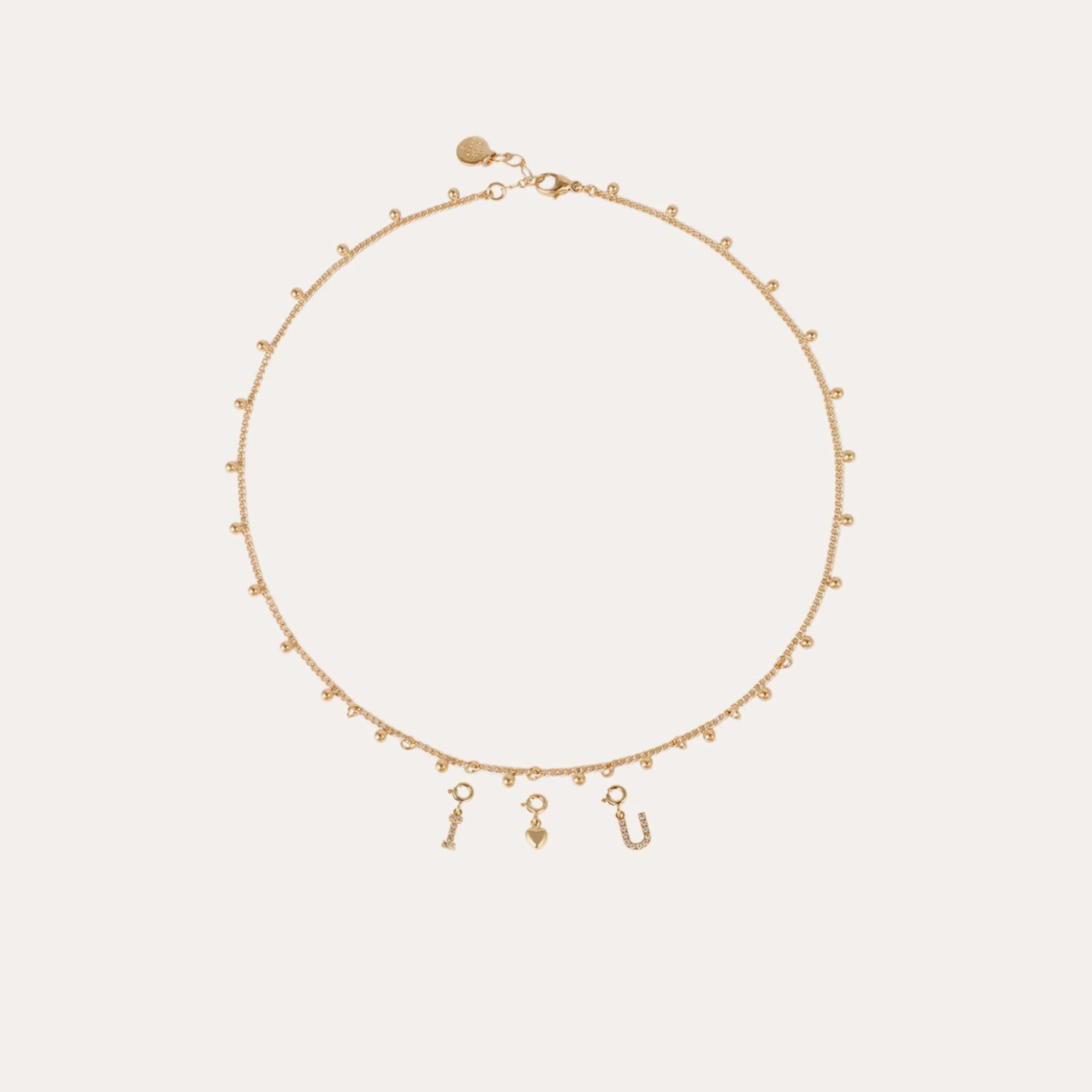 Charms pendentif lettre F strass
