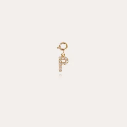 Charms pendentif lettre P strass