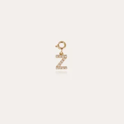 Charms pendentif lettre Z strass