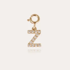 Charms pendentif lettre Z strass