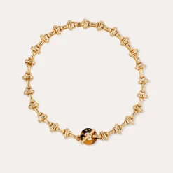 Collier Adrian acétate - Écaille
