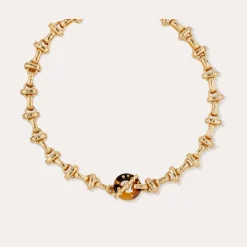 Collier Adrian acétate - Écaille