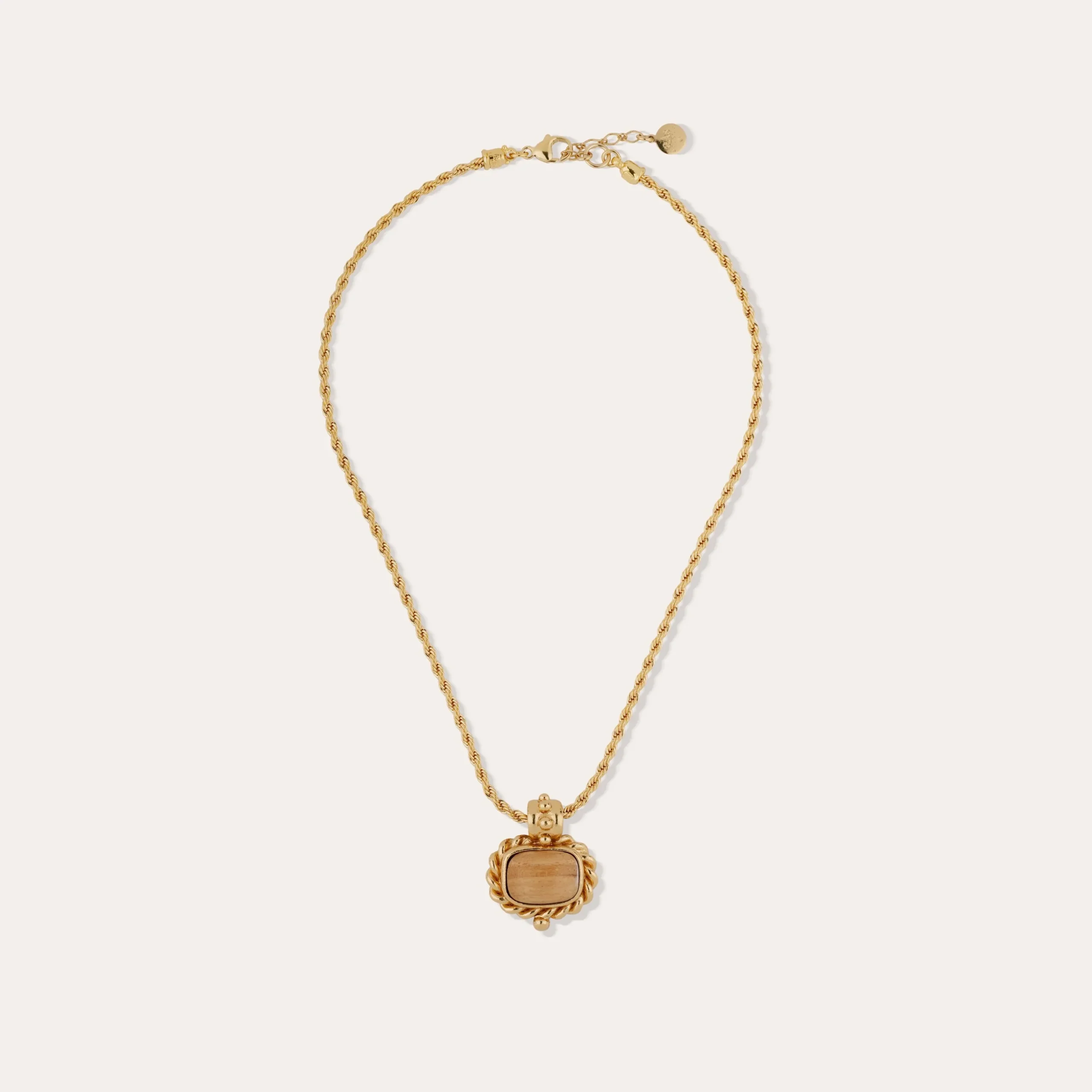 Collier Amarante - Bois
