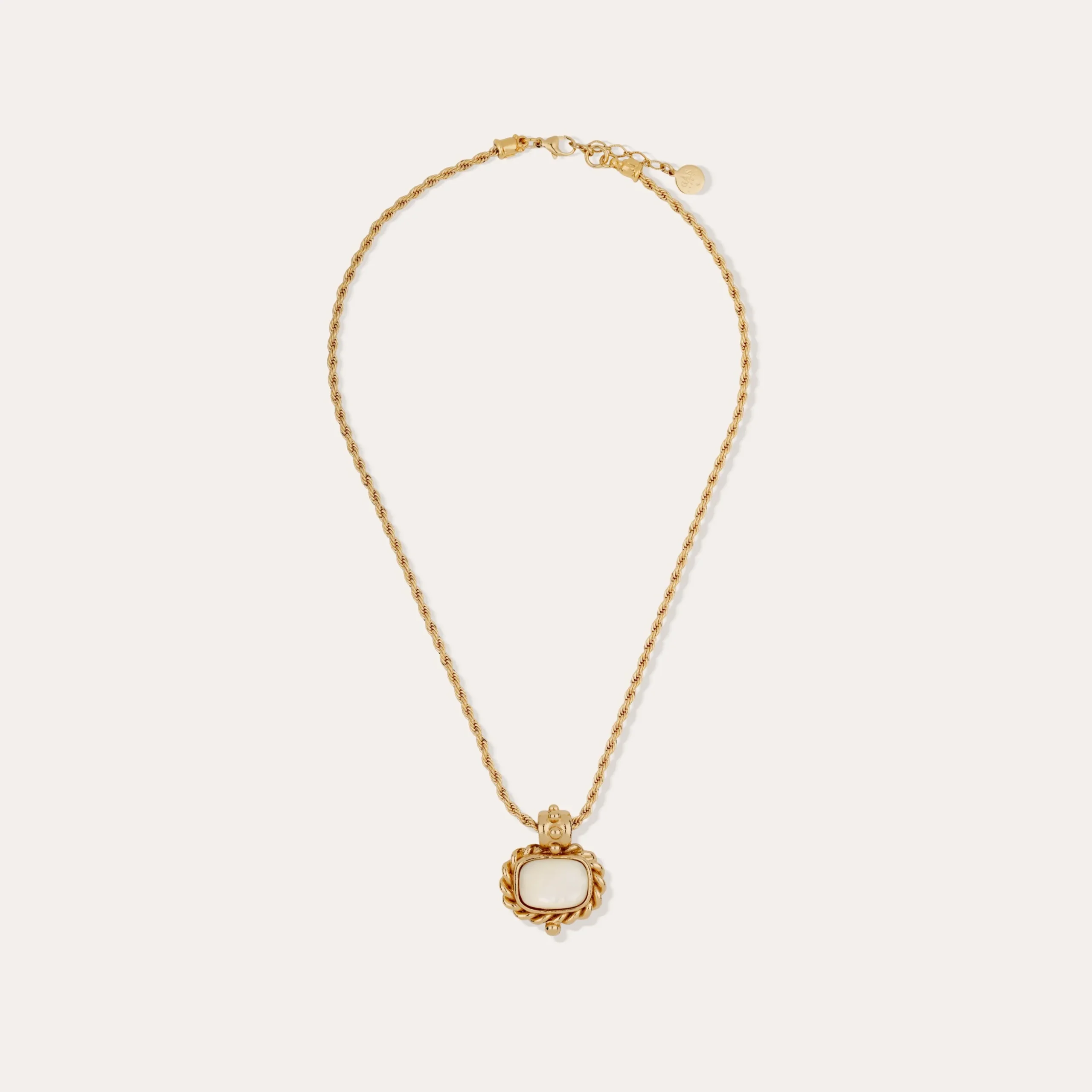 Collier Amarante - Nacre Blanche