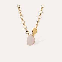 Collier Billy - Quartz rose