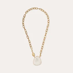 Collier Billy Silia grand modèle - Cristal de roche
