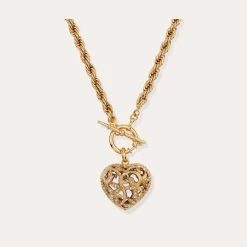 Collier Coracao Liane bicolore