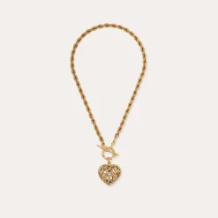 Collier Coracao Liane bicolore