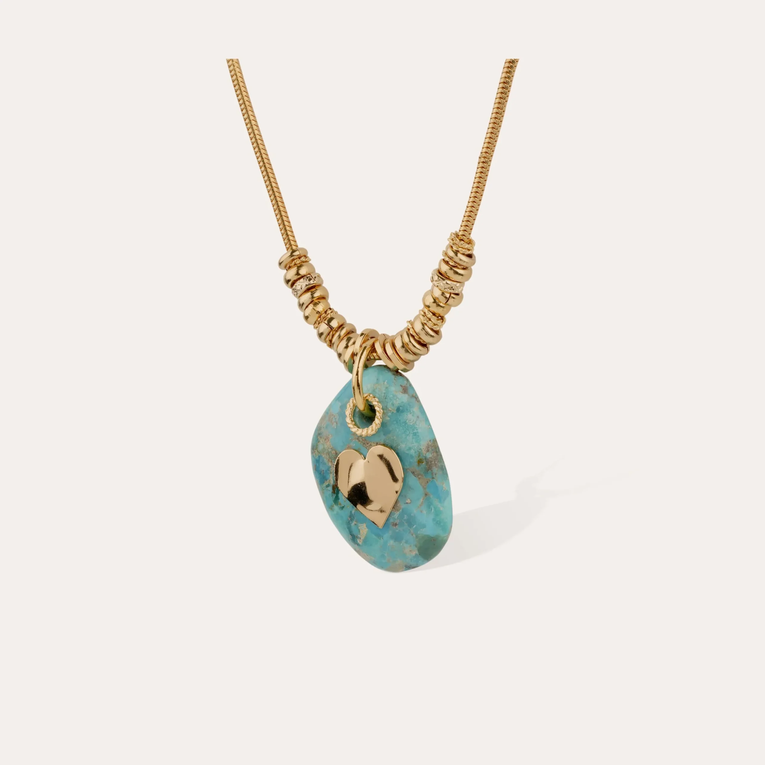 Collier Galet - Turquoise