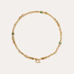 Collier Kali cabochons - Turquoise