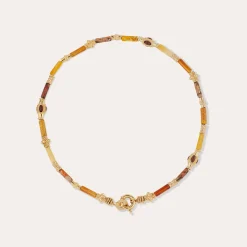 Collier Kali - Jaspe Rouge & Jaspe Malinga