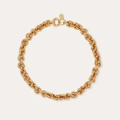 Collier Maille rond entrecroisé grand modèle