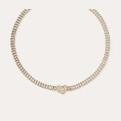 Collier Pailette Coeur