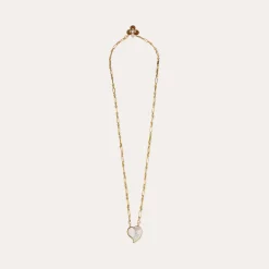 Collier Scapulaire Mirage - Bois & Nacre Blanche