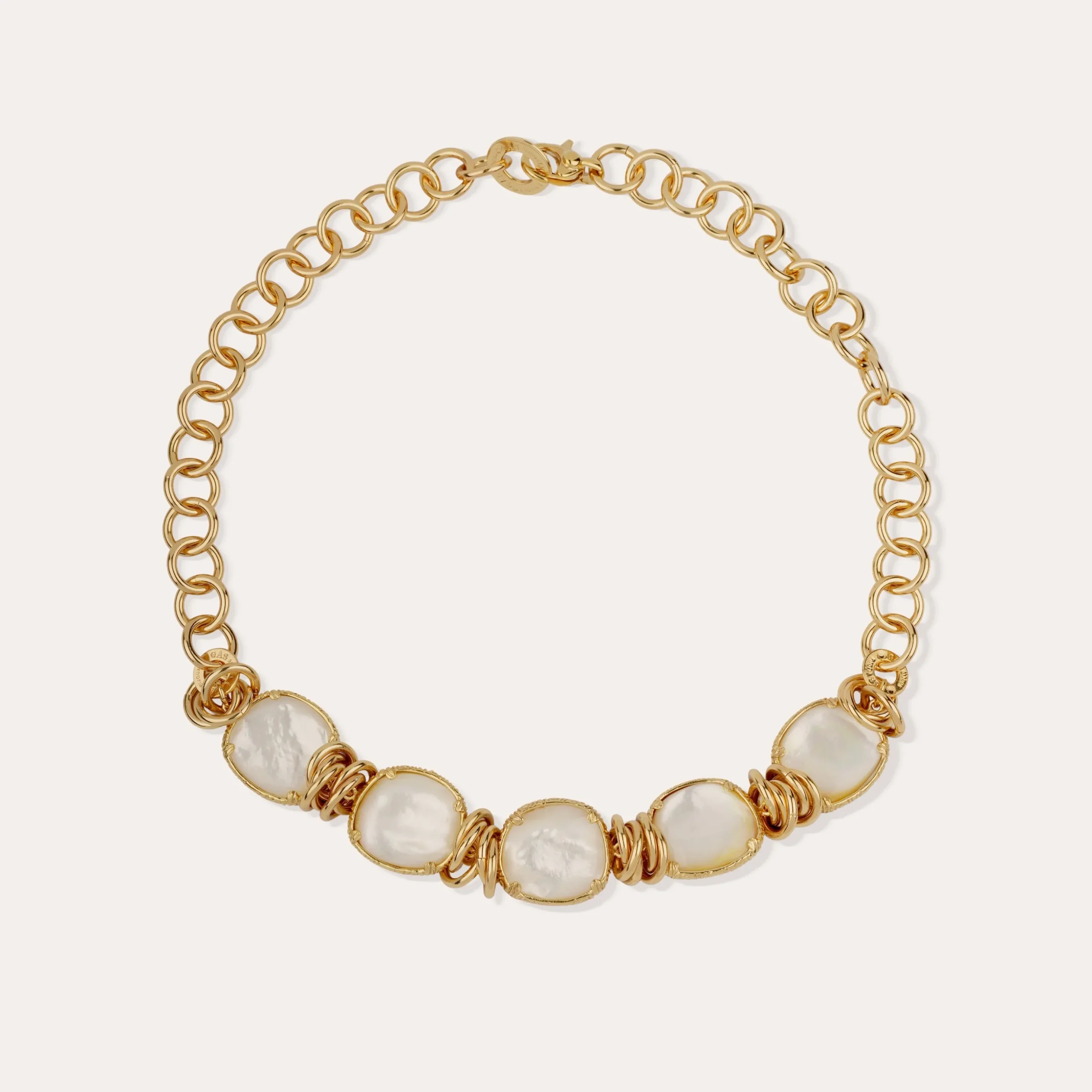 Collier Sirena - Nacre blanche
