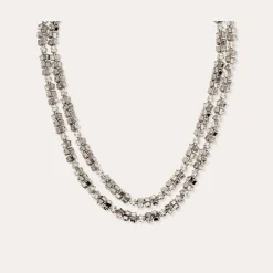 Collier Trevise finition rhodium