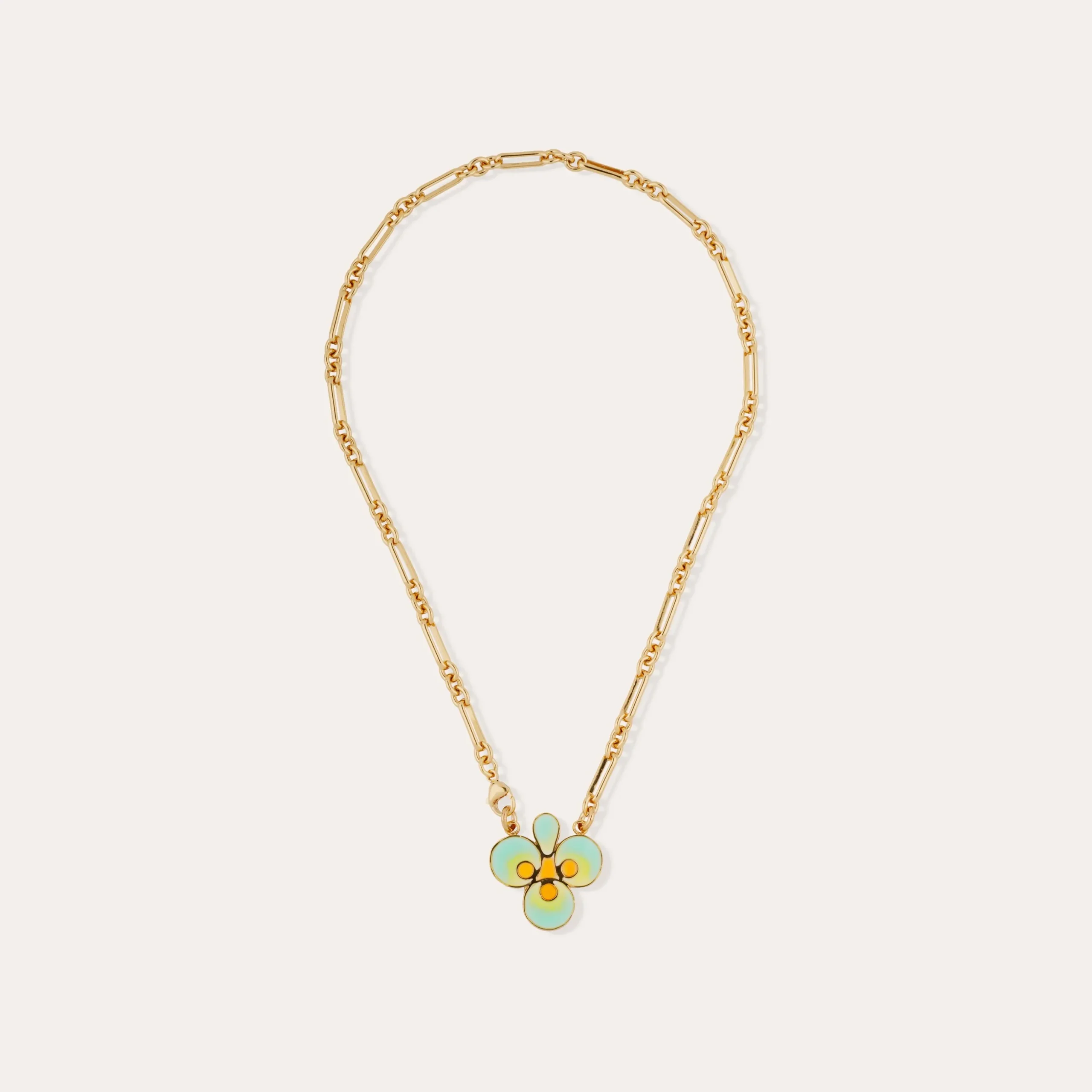Collier Trèfle émail