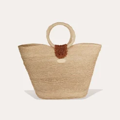 Sac panier Ponche raphia