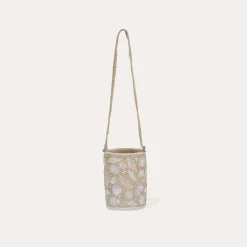 Sac seau Tahiti raphia