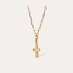Sautoir Croix émail petit modèle